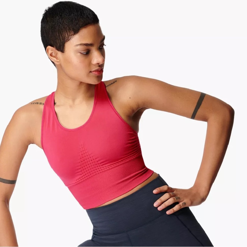 Sweaty Betty Pinkish/Salmon long line sports bra